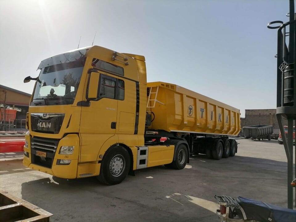 شاسی تریلی کمپرس